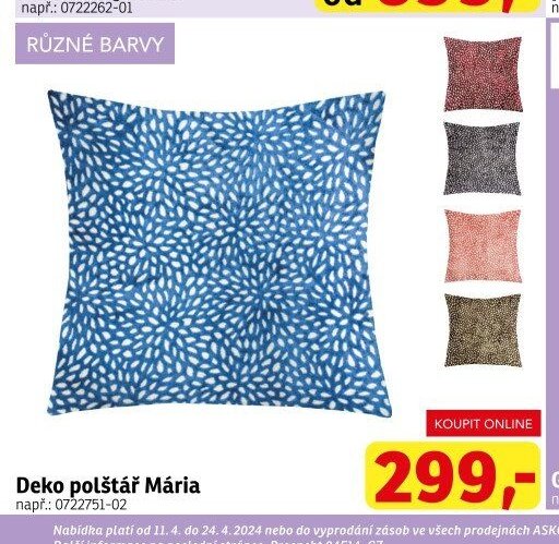 Deko polštář Mária