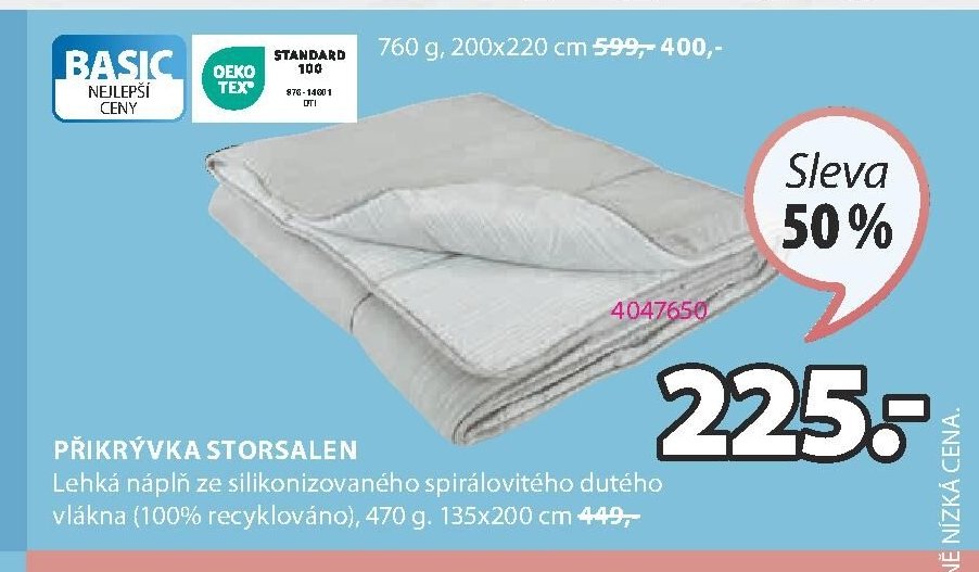 Přikrývka STORSALEN