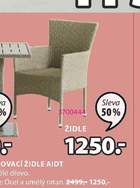 JUTLANDIA STOHOVACÍ ŽIDLE AIDT