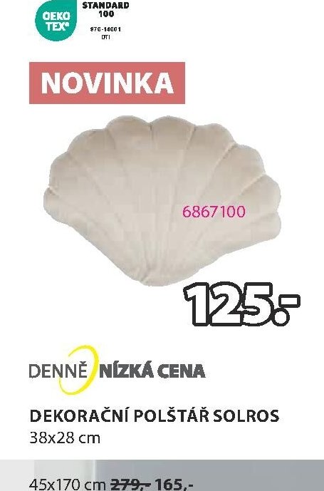 DEKORAČNÍ POLŠTÁŘ SOLROS