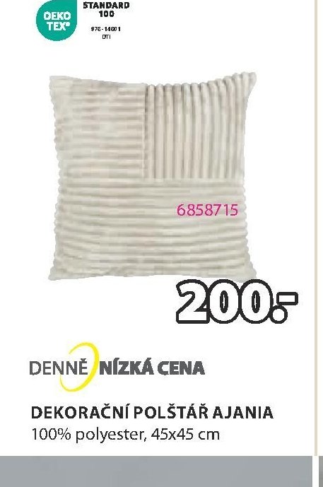 DEKORAČNÍ POLŠTÁŘ AJANIA