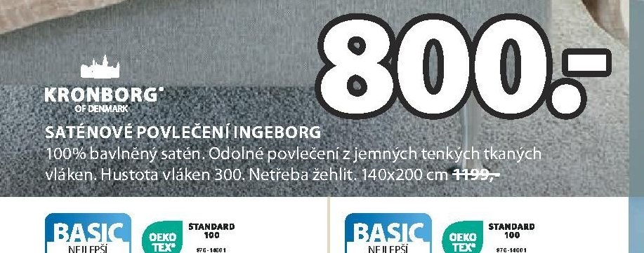 Saténové povlečení INGEBORG