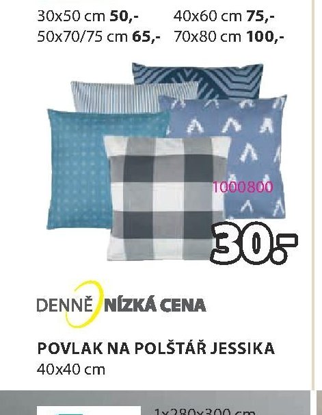 Povlak na polštář JESSIKA