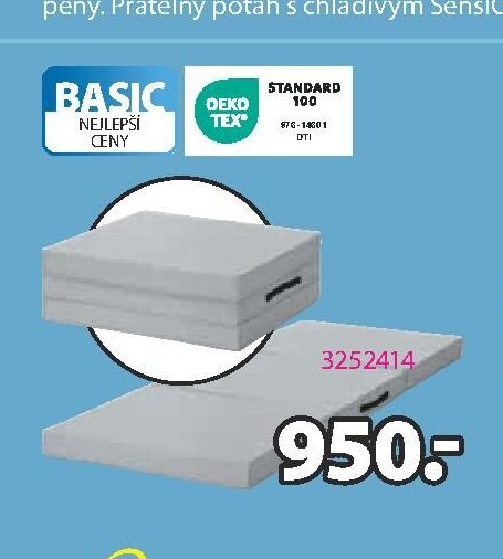 SKLÁDACÍ MATRACE BASIC F15