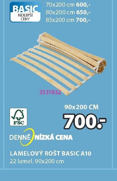 Lamelový rošt BASIC A10