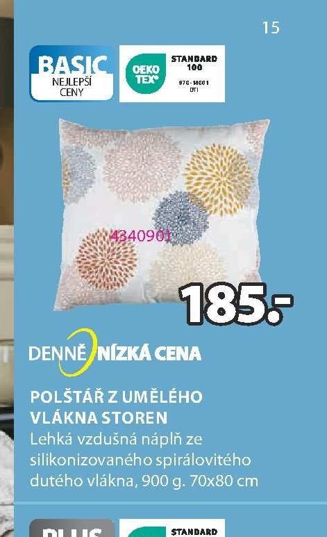 Polštář z umělého vlákna Storen