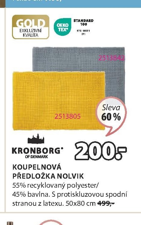 Koupelnová předložka Nolvik