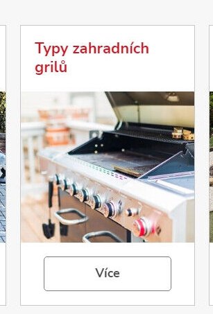 Typy zahradních grilů