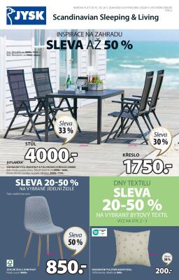 akční leták Jysk 15.5.2024-28.5.2024