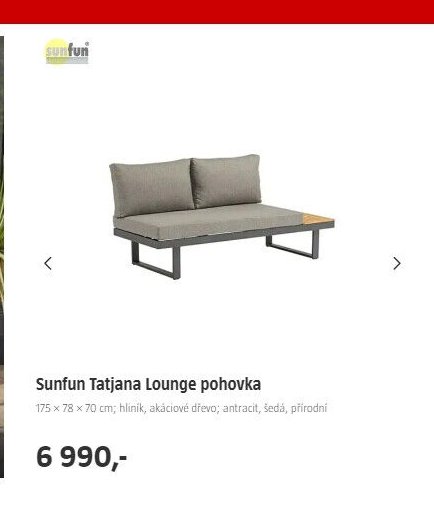 Sunfun Tatjana Lounge pohovka