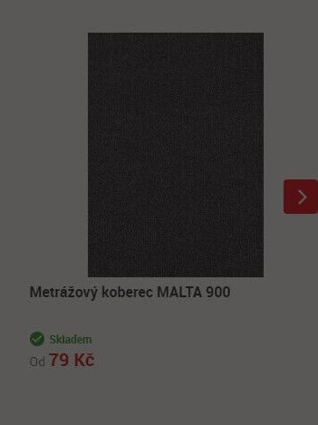 Metrážový koberec MALTA 900