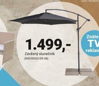 Závěsný slunečník