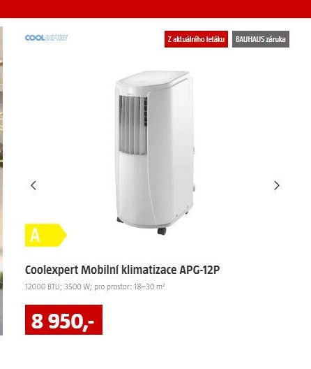 Coolexpert Mobilní klimatizace APG-12P