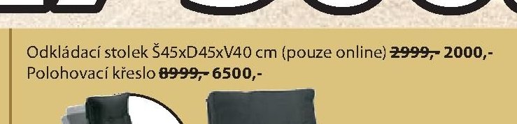 Odkládací stolek