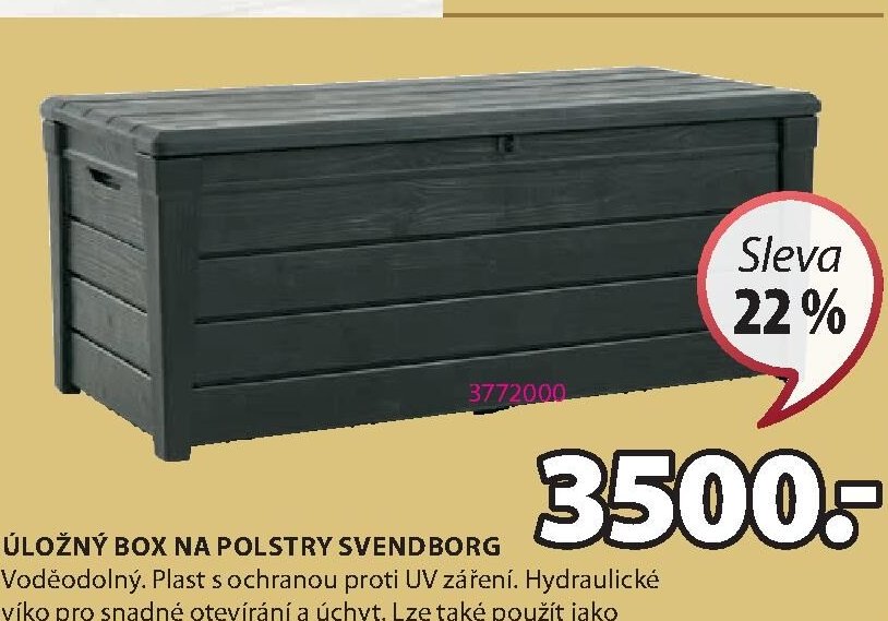ÚLOŽNÝ BOX NA POLSTRY SVENDBORG