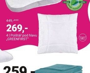 Polštář pod hlavu GREENFIRST