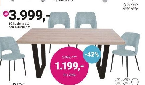 Jídelní stůl cca 160/90 cm