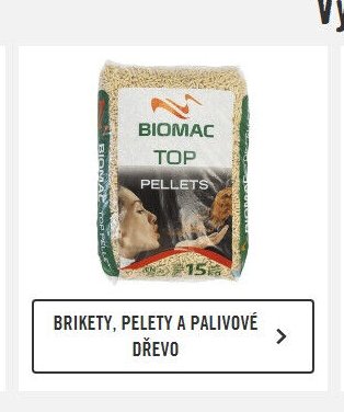 Brikety, pelety a palivové dřevo