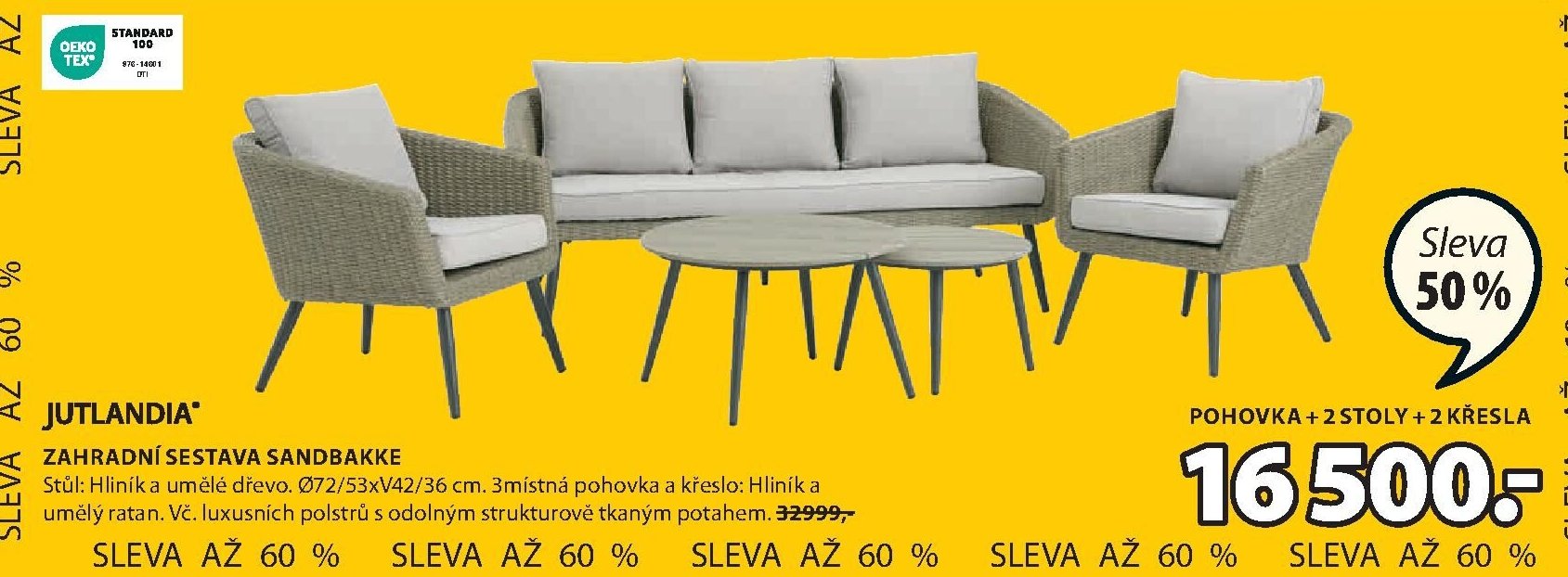 JUTLANDIA ZAHRADNÍ SESTAVA SANDBAKKE