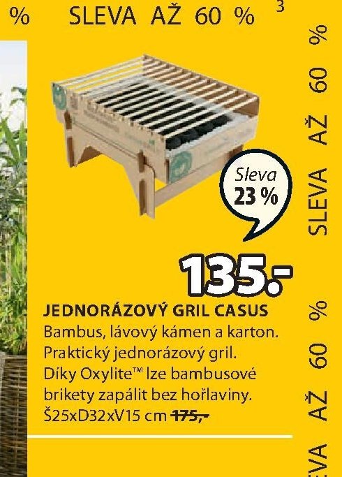 Jednorázový gril CASUS