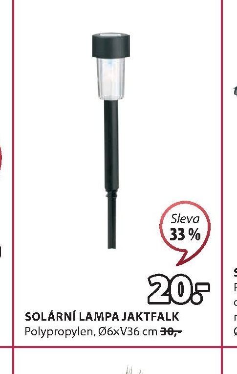 SOLÁRNÍ LAMPA JAKTFALK