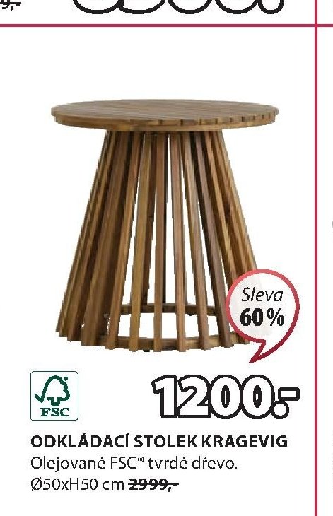 ODKLÁDACÍ STOLEK KRAGEVIG