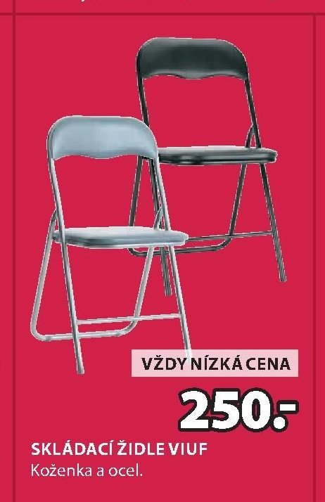 SKLÁDACÍ ŽIDLE VIUF