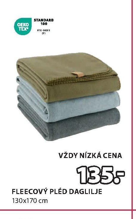 Fleecový pléd DAGLILJE