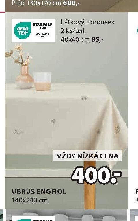 Látkový ubrousek