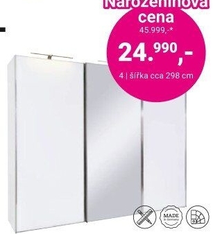 SKŘÍŇ S POSUVNÝMI DVEŘMI „SONATE ROM“