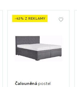 Čalouněná postel