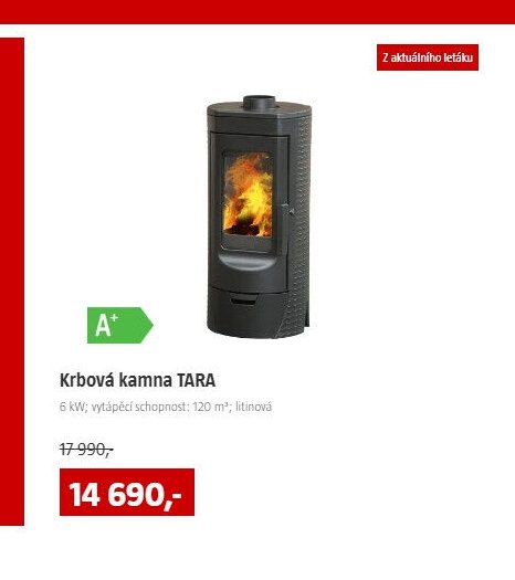 Krbová kamna TARA