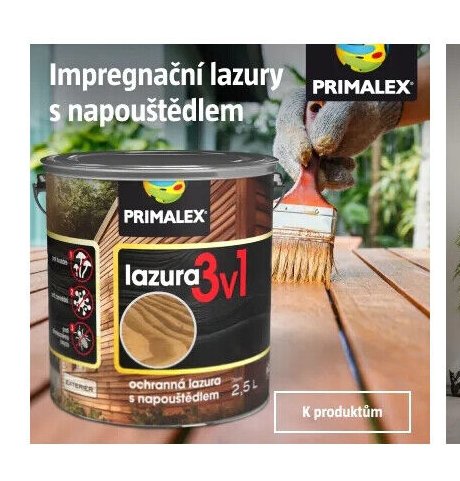 Impregnační lazury s napouštědlem