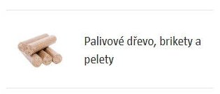 Palivové dřevo, brikety a pelety