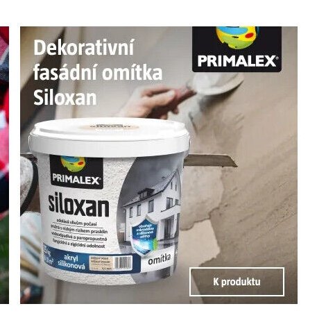 Dekorativní fasádní omítka Siloxan