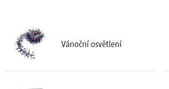 Vánoční osvětlení