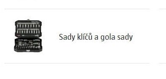 Sady klíčů a gola sady
