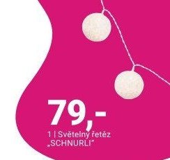 Světelný řetěz SCHNURLI