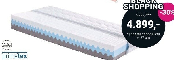 KOMFORTNÍ PĚNOVÁ MATRACE „SILVY DELUXE“