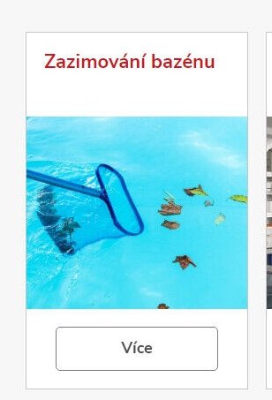 Zazimování bazénu