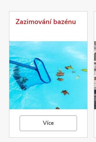 Zazimování bazénu