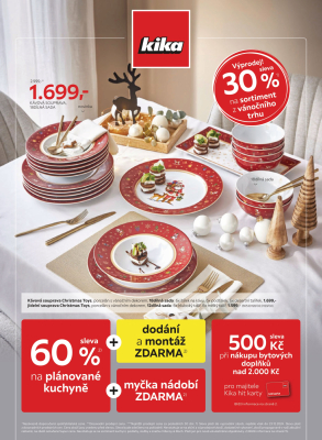 akční leták Kika nábytek 9.12.2024-23.12.2024