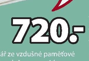 POLŠTÁŘ Z PAMĚŤOVÉ PĚNY STROKKEN