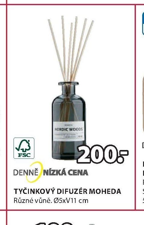 TYČINKOVÝ DIFUZÉR MOHEDA