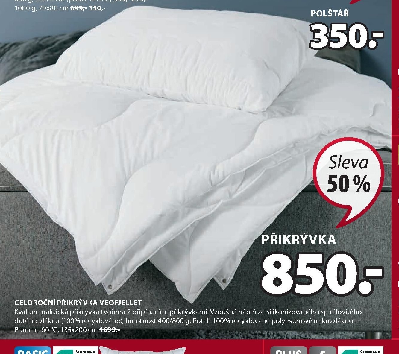 VEOFJELLET Celoroční přikrývka
