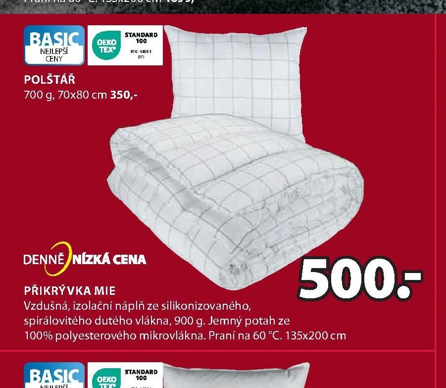MIE Přikrývka