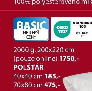 BASIC Polštář
