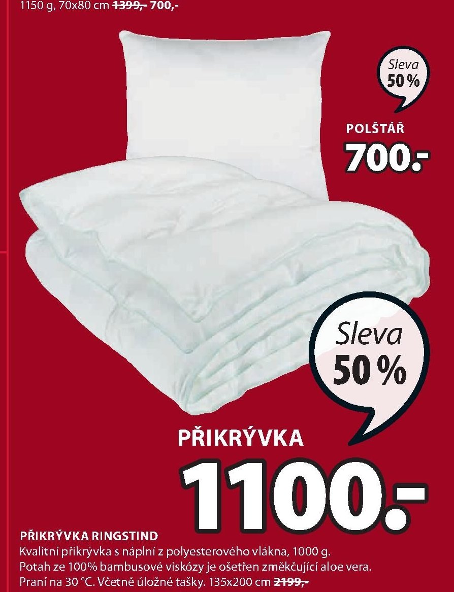RINGSTIND Přikrývka