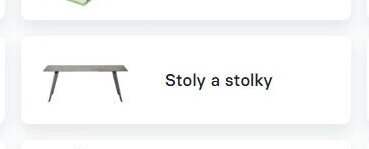 Stoly a stolky