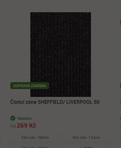 Čistící zóna SHEFFIELD/ LIVERPOOL 50
